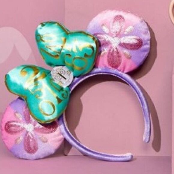 Disney MMMA April Release It’s a Small World Ears Headband NEW